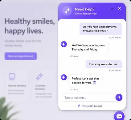 Capture website leads through texting