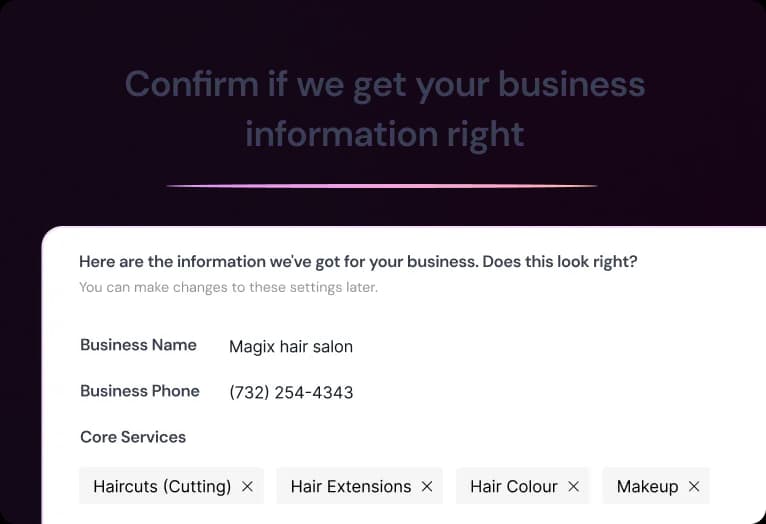 Customize and test your agent.